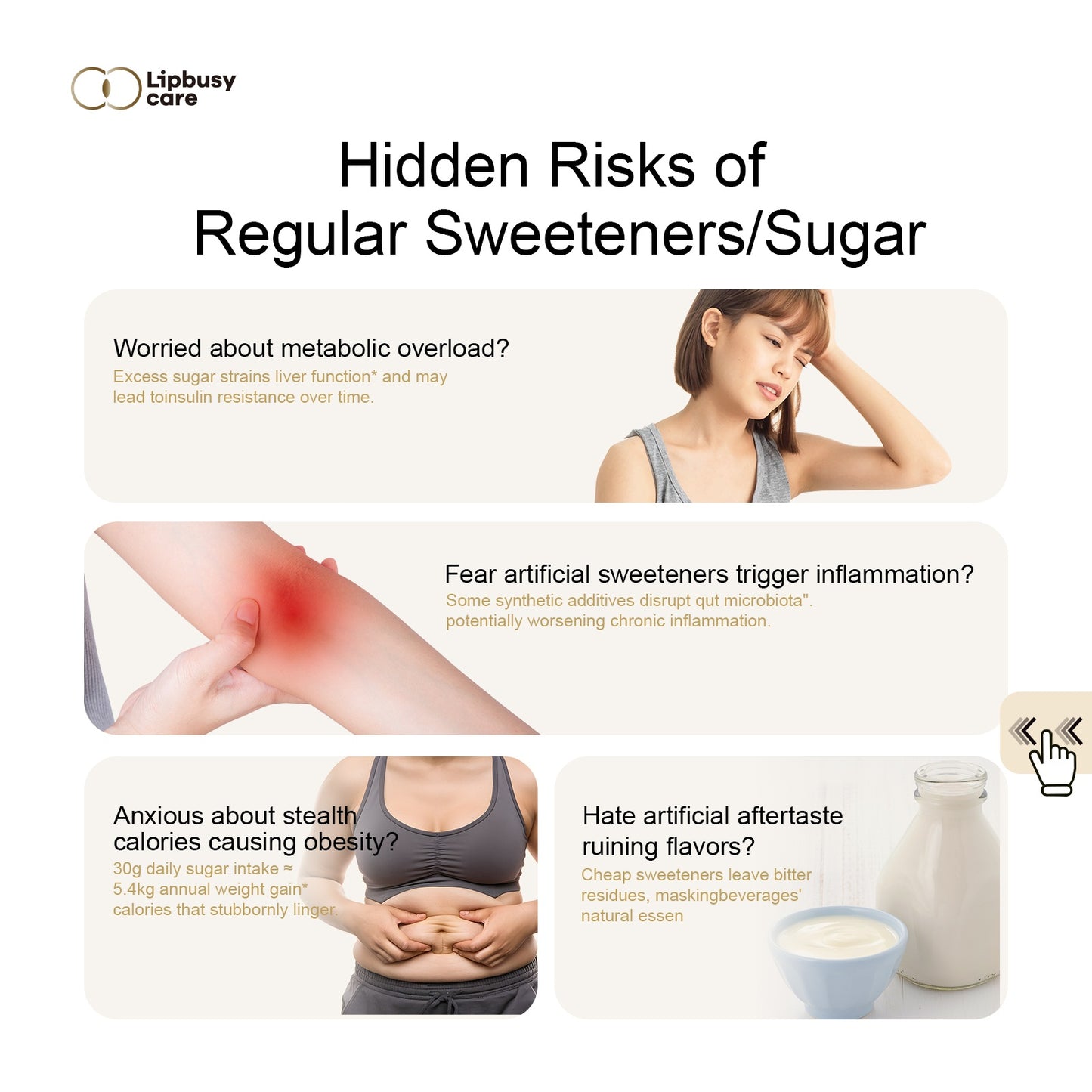 Natural Zero Calorie Pocket Sweetener - Healthy Sugar Substitute for Coffee, Tea & Baking
