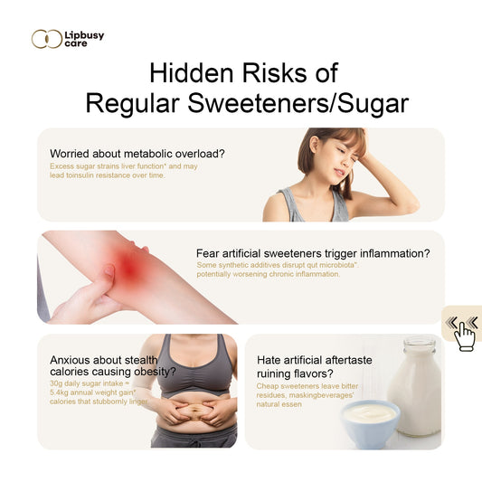 Natural Zero Calorie Pocket Sweetener - Healthy Sugar Substitute for Coffee, Tea & Baking