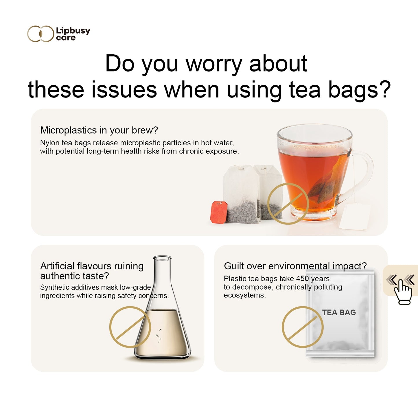 Naturally Biodegradable Tea Bags - Natural Whole Leaf Herbal & Green Tea