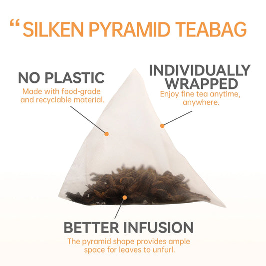 Lipbusycare Hibiscus Tangerine Tea Bag – Caffeine-Free & Refreshing Tea Bags