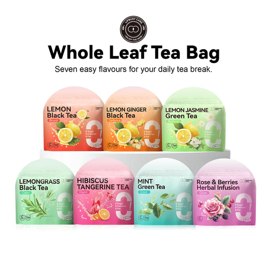 LIPBUSYCARE Halal-Certified Tea Bags, 7 Sachets - 7 Blends with Organic Tea-Garden Sourcing