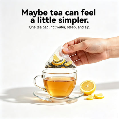 LIPBUSYCARE Halal-Certified Tea Bags, 7 Sachets - 7 Blends with Organic Tea-Garden Sourcing