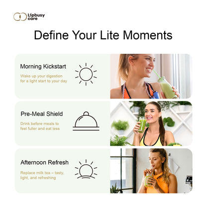 Lipbusycare™ Fiber Drink: The Natural Debloat Tea (13-in-1 Superfood Blend)