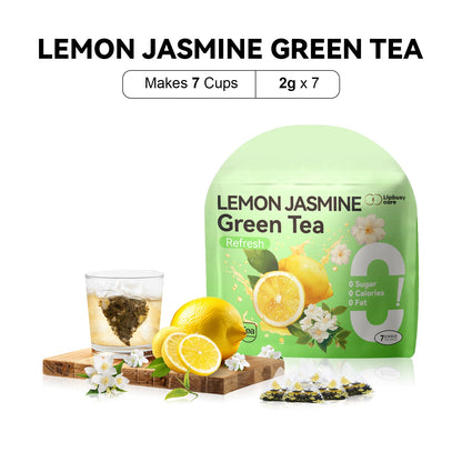 LIPBUSYCARE Halal-Certified Tea Bags, 7 Sachets - 7 Blends with Organic Tea-Garden Sourcing
