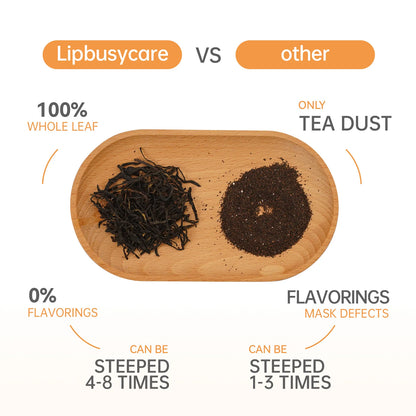 ถุงชา Lipbusycare Hibiscus Tangerine – ถุงชาปราศจากคาเฟอีนและให้ความสดชื่น
